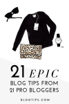 Amazing blog tips from pro bloggers - 21 epic blogging tips from successful bloggers, starting a blog #makemoneyblogging #seo #bloggingtips 21 pro #bloggers share tips for #newbloggers BlogTips.com
